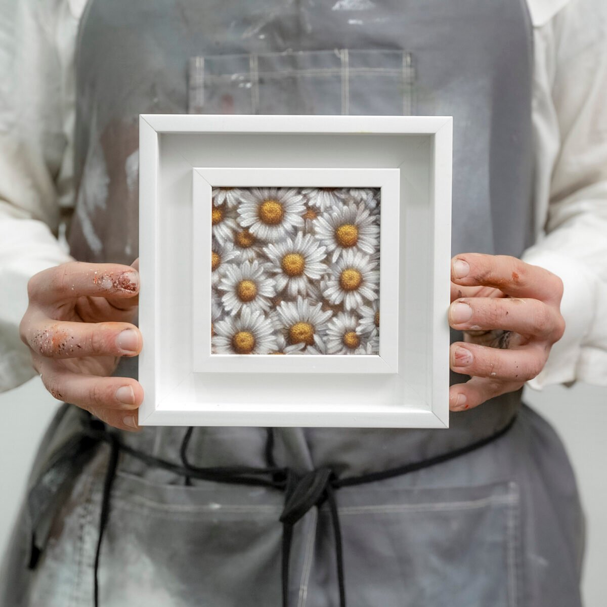 No.33 oil painting 10x10cm on linen canvas by Aleksandar Paunkovic