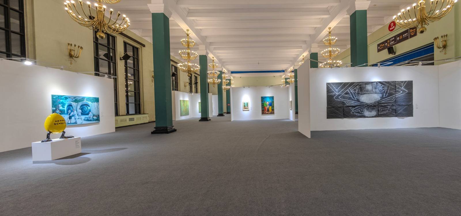 Serbia national exhibition Resilient Ecologies installation view at the 10th Beijing International Art Biennale Beijing Exhibition Center